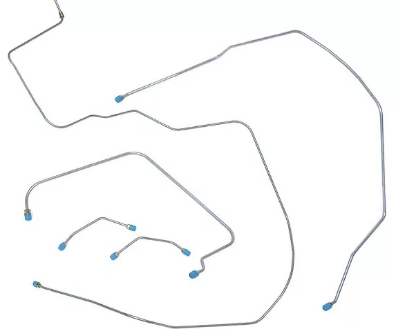 Power Front Brake Line Set