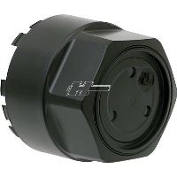 1982-92 FIREBIRD WHEEL CENTER CAP ZERO OFFSET BLACK