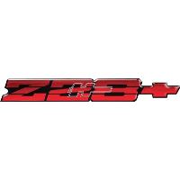 1991-92 CAMARO Z28 REAR PANEL EMBLEM-RED/BLACK