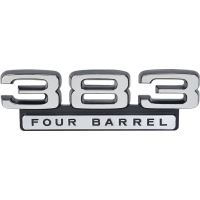 1967-70 MOPAR 383 FOUR BARREL FENDER EMBLEM