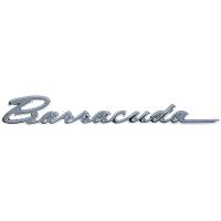 1968 BARRACUDA FENDER EMBLEM - CHROME