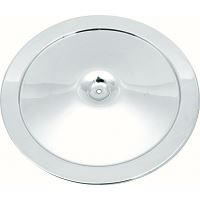14" OPEN ELEMENT CHROME AIR CLEANER LID - WITH SQUARE IMPRIN