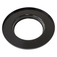 9" AIR CLEANER BASE ONLY 5-1/8FLAT BASE BLACK