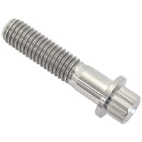 M8x1.25 TITANIUM BOLT 35mm UHL12 POINT SINGLE M8 x 1.25mm