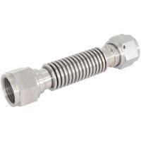 FLEXIBLE TURBO DRAIN HOSE S/S FEMALE 2 x -12AN 150MM LONG