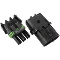 WEATHERPACK 3 PIN CONNECTOR MALE/FEMALE, PINS & SEALS