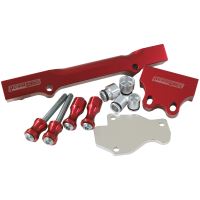 ROTARY FUEL RAIL KIT SERIES 6 7 & 8. MAZDA RX7 RED GEN 2