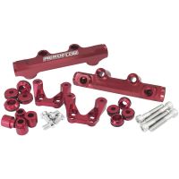 SUBARU EJ20 CONVERSION FUEL RAIL TOP FEED RED 92-00 WRX