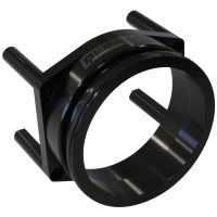 95mm CABLE THROTTLE ADAPTER INTERCOOLER CLAMP 4 INCH BLACK