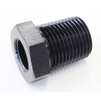 TEMPERATURE PROBE ADAPTER BLACK 1/2" MALE 5/8" FEMALE