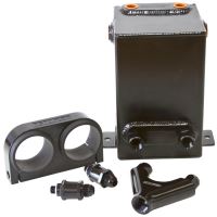 DUAL FUEL PUMP SURGE TANK KIT BLACK 3.1L CAPACITY