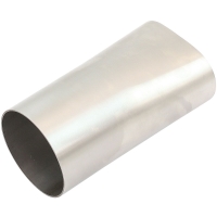 Stainless Steel 3" Oval Tube to 3" Round Tube Conversion Ada