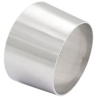 304 transition cone 3-3.5" Stainless steel 2" length