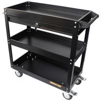 WORKSHOP TROLLEY 3 TIER WITH  LOCKABLE DRAWER