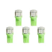LED BULB, REPLACEMENT, T3 WEDGE, GREEN, 5 PACK