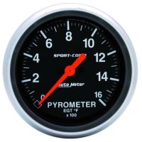 GAUGE, PYROMETER (EGT), 2 5/8", 1600ºF, DIGITAL STEPPER MOTO