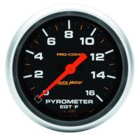 GAUGE, PYROMETER (EGT), 2 5/8", 1600ºF, DIGITAL STEPPER MOTO