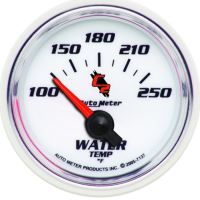 GAUGE, WATER TEMP, 2 1/16", 100-250ºF, ELECTRIC, C2