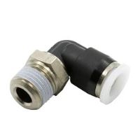 1/4" OD QUICK DISCONNECT TO 1/8" NPT, RIGHT ANGLE, NICKEL PL