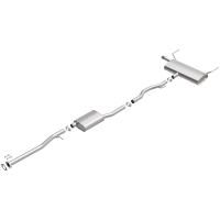 Avgassystem katalysator bakåt