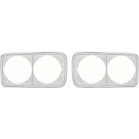 1969-72 GMC TRUCK HEADLAMP BEZELS - PAIR