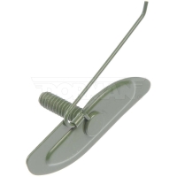 Listclip med fjäder och skruv