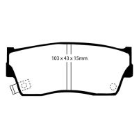 Greenstuff Extra Duty Bromsbelägg