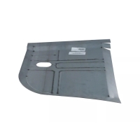 Floor pan, under front seat LH