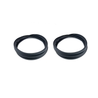 Door seal on body, 2 pc kit, front