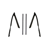 Vent window seal, rear vertical kit