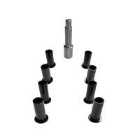 Door hinge liner kit with installation tool