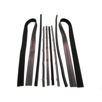 Window channel kit-standard, no chrome on window seals