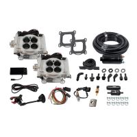 Go EFI 2x4 625 HP Bright Aluminum EFI System With Inline Fue