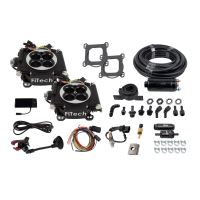 Go EFI 2x4 625 HP Matte Black EFI System With Inline Fuel De