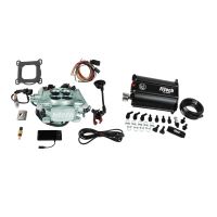 Go EFI 4 600 HP Power Adder Bright Aluminum EFI System With