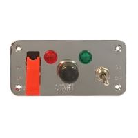 COMPETITION STARTER PANEL  -  PUSH BUTTON, LIGHTS, 2 SWITCHE