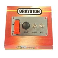 STARTER PANEL- PUSH BUTTON & 2 ACCESS.  SWITCHES-30 amp