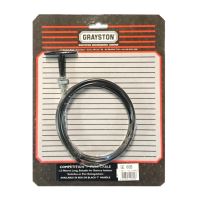 ‘T’ BLACK HANDLE PULL CABLE 1.5M LONG