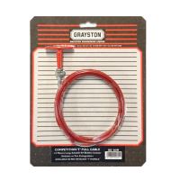 ‘T’ RED HANDLE PULL CABLE 1.5M LONG