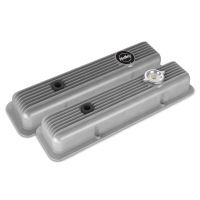 SBC MUSCLE SERIES VALVE COVERS,FINNED,NA