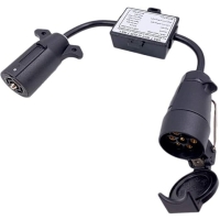 Släpvagnsadapter USA-EU 7-7 poler