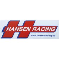 Hansen Racing sticker. 100 x 35 mm.
