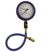 4" GLOW-IN-THE-DARK AIR PRESSURE GAUGE (2BAR)