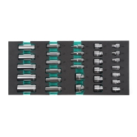Hylssats 3/8" 8-22 mm, 12-kant, 28st