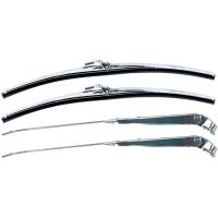 STAINLESS WINDSHIELD WIPER/BLADE ARM KIT- ANCO STYLE BLADES