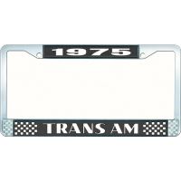 1975 TRANS AM LICENSE PLATE FRAME STYLE 2 BLACK