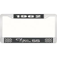 1962 NOVA SS LICENSE PLATE FRAME STYLE 3 BLACK