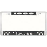 1966 NOVA SS LICENSE PLATE FRAME STYLE 3 BLACK