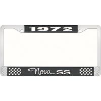 1972 NOVA SS LICENSE PLATE FRAME STYLE 3 BLACK