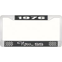 1976 NOVA SS LICENSE PLATE FRAME STYLE 3 BLACK